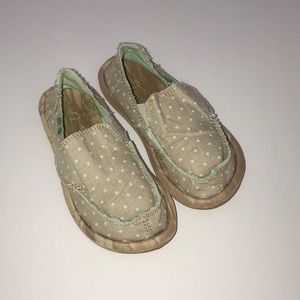 Sanuk polka dot sidewalk surfers hemp canvas 11